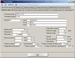 Screenshot - physical data page 1