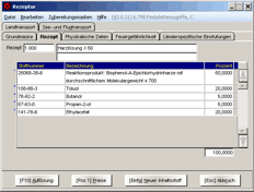 Hardcopy - Rezept einer Zubereitung
