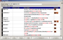 Screen shot - search screen